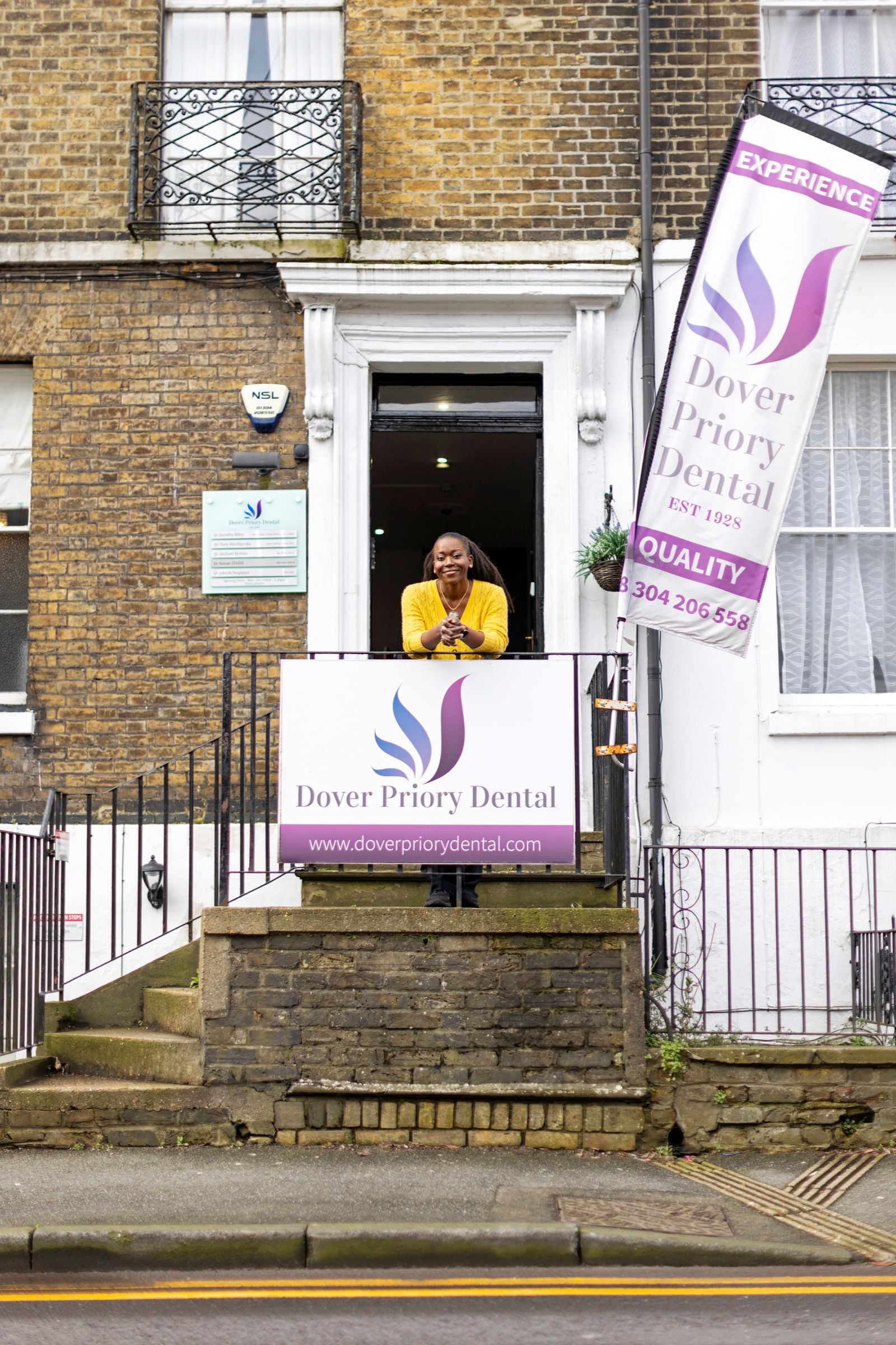 The practice building at 3 Priory Road, Dover