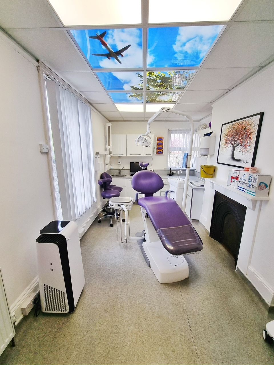 A treatment room at the practice